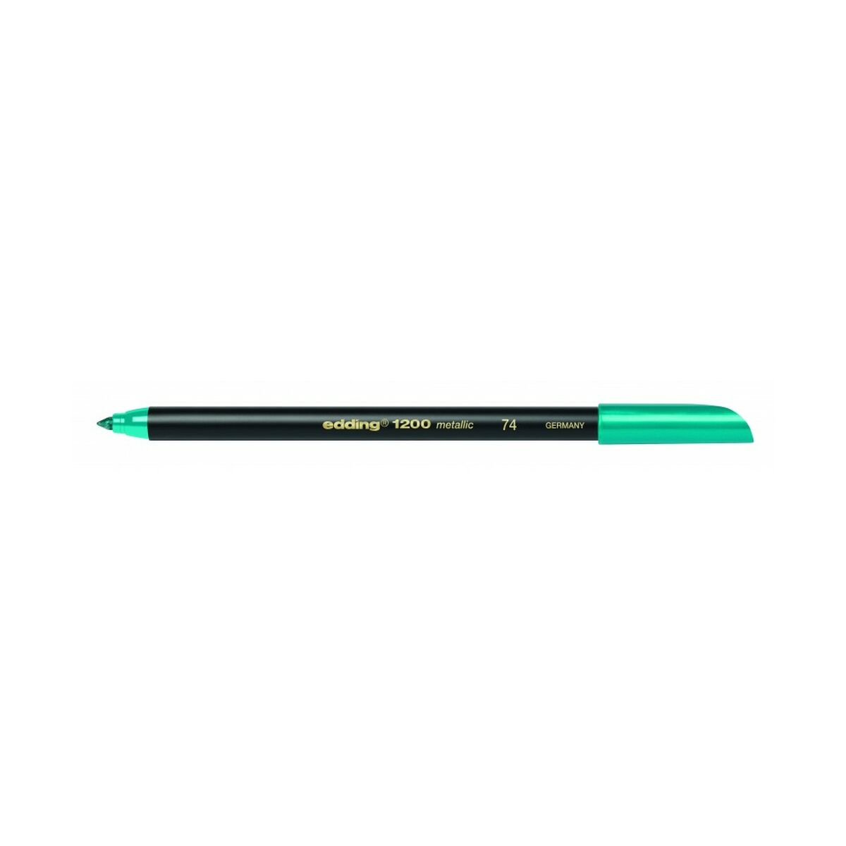 Markeerstift Edding 1200 Metallic Groen (10 Stuks)